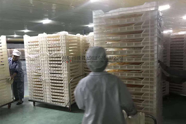 使用芒果烘干機(jī)的注意咯，請(qǐng)使用白色塑料盤(pán)防止粘盤(pán)！